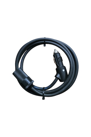 Araç Çakmaklık Uzatma Kablosu 12-24 Volt On/of Anahtarlı 16 Amper Yüksek Güç Çeken Cihazlara Özel 2 X1,5mm Ttr Bakır 2 Mt-siyah