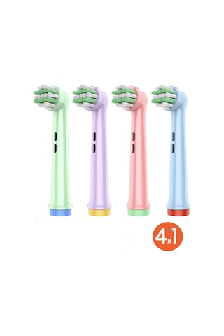 Kids Fun - Çocuklara Özel Extra Yumuşak Oral B Şarjlı Diş Fırçası Yedek Başlığı - 16'lı Yedek Başlık