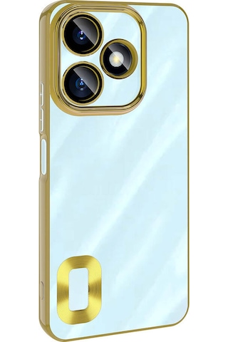 Xiaomi Redmi 13 4g Kılıf Kamera Korumalı Logo Gösteren Zore Omega Kapak-rose Gold Rose Gold