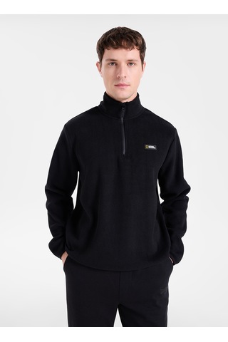 National Geographic Siyah Erkek Polar Sweatshırt N6wm-swt4050