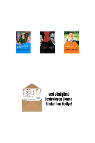 Başkalarının Kanı + J. P. Sartre İle Söyleşiler + Sartre A Mektuplar 1: 1930-1939 + Okuma Sticker'ları