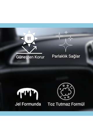 Velvox Torpido Bakım Sütü 1000 Ml Jel Formu + Sünger