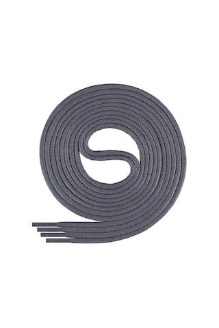 110 Cm 4 Mm Koyu Gri Yuvarlak 1 Çift Ayakkabı Bağcığı Gri