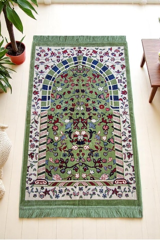 Kadife Ravza Desenli Seccade