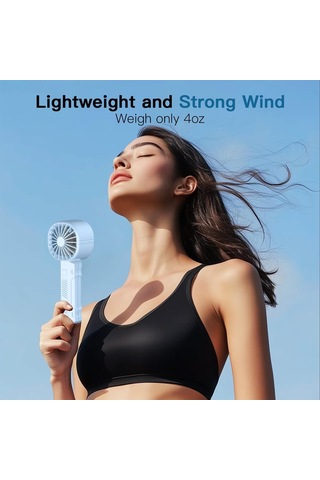 Ambition Taşınabilir El Tipi Vantilatör, Dijital Ekranlı Mini