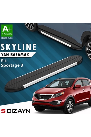 S-dizayn Kia Sportage 3 Skyline Aluminyum Yan Basamak 173 Cm 2010-2016 A+ Kalite