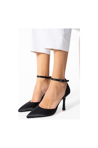 Paris Shoes Kadın Siyah Sivri Burunlu Stiletto Siyah