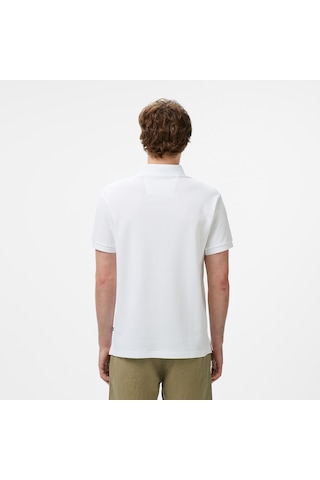 Nautica Erkek Beyaz Classic Fit Polo Düz K55052t Beyaz
