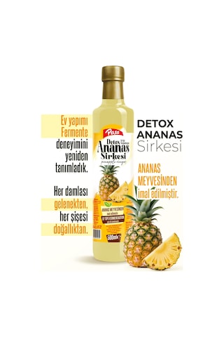 Detoks Ananas Sirkesi 500 Ml