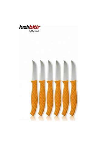 Bymyhand Kahverengi Meyve Bıçağı 6'lı Set