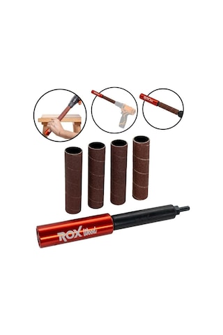 Rox Wood Matkap İçin Silindir Zımpara Aparatı 38mm