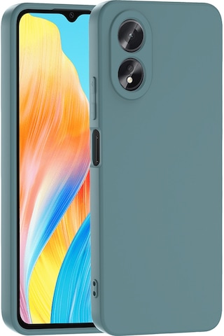 Oppo A38 Uyumlu Zore Mara Lansman Kapak-koyu Yeşil Koyu Yeşil