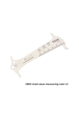 Geeksen Vxm Bisiklet Zincir Ölçü Aleti: 3'ü 1 Arada Zifiri, Cetvel Ve Kaliper - Paslanmaz Çelik, Tam Doğruluk, Tüm Bisiklet Tipleri İçin Bakım Gereci Çok Renkli