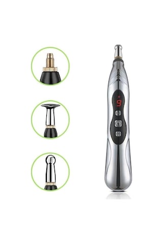 Didadodo Dolaşan Enerji Akupunktur Kalemi Meridyen Kalemi Ev Ağrısı Elektronik, 3 Başlı, Renkli Kutu Çok Renkli