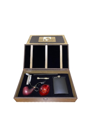 Ahlat Ağacı 7 Oz Çelik Mataralı Pipo Sesi 605743-509162