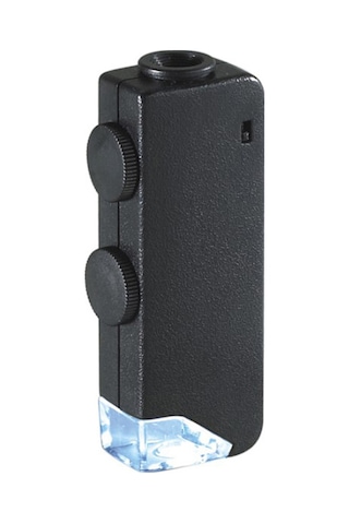 Singree 60-100x Büyütme Aralığına Sahip Led Işılıklı Cep Mikroskobu, Taş Ve Evcil Hayvan İncelemeleri İçin Uygun, Pil Dahil, Kolay Kullanim Siyah