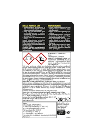 Mr. Muscle Jel Lavabo Açıcı 1 L