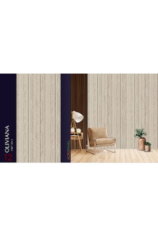 Mermer Görünümlü Pvc Duvar Paneli 120 X 244 Cm Olıvıana