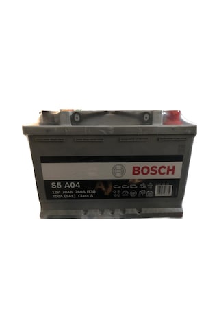 Bosch 12V 70 Ah 760A Start-Stop Agm Akü S5 A04 / 479948205