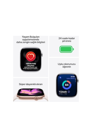 Apple Watch Series 11 MF8Y4TU/A Gps + Cellular 42 MM Akıllı Saat (Distribütör Garantili)