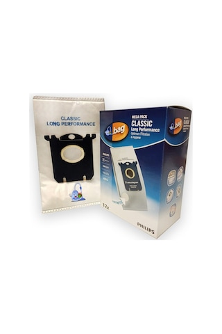 Philips Uyumlu S-Bag Mega 12'li Paket Toz Torbası