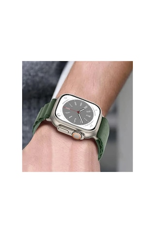 Newface - 267 - Apple Watch Uyumlu 42mm Mountain Kordon - Csmo-tex - - Kırmızı