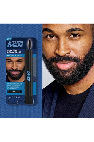 Just For Men 1 Günlük Geçici Sakal Ve Kaş Boyası Siyah 9ml