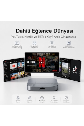 Solvis Box Kablosuz Carplay & Android Auto Multimedya Dönüştürücü