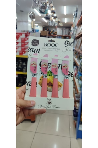 Kahvaltılık Bıçak Çikolata Bıçağı Tereyağı Bıçağı Pembe