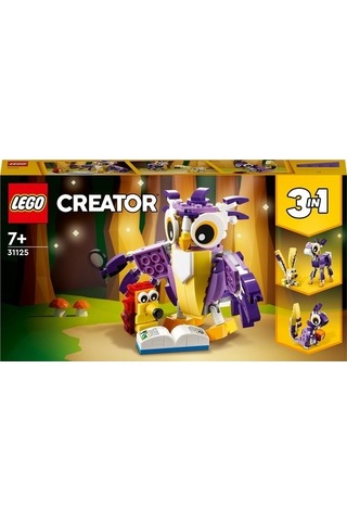 LEGO® Creator 3’ü 1 arada Fantastik Orman Yaratıkları 31125 7+ Yaratıcı Oyuncak Yapım Seti - 175 Parça
