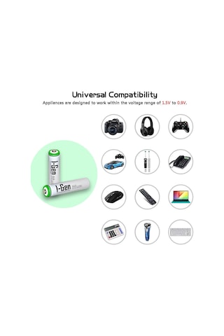 I-gen B182 8 Adet Aa 2700 Mah Şarjlı Kalem Pil + 8 Adet Aaa 900 Mah Şarjlı İnce Kalem Pil 1.2v Nı-mh