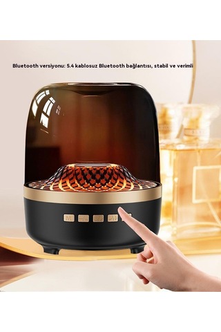 Ev Kablosuz Cam Rgb Aydınlatmalı Bluetooth Subwoofer Hoparlör