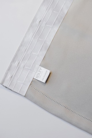 Lunet 140x270 Cm 2 Adet Blackout Fon Perde Taş
