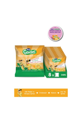 Hero Goodies Süt Mısırlı Cips 30g X8