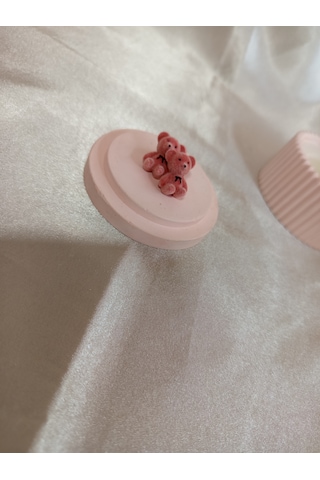 Pembe Peluş Ayıcık Küpe