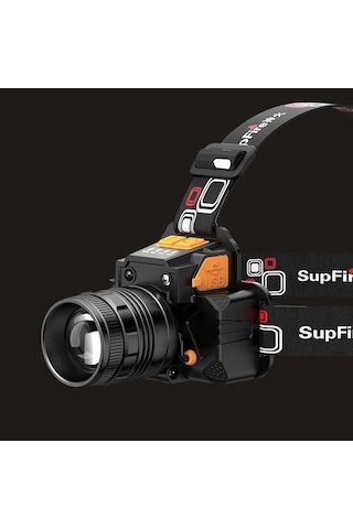 Tongxida Ycl 10 W 3 Modlu Şarjlı Powerbank Özellikli Kafa Lambası -yıs-205 Siyah Performanslı Aydınlatma Cihazı Siyah