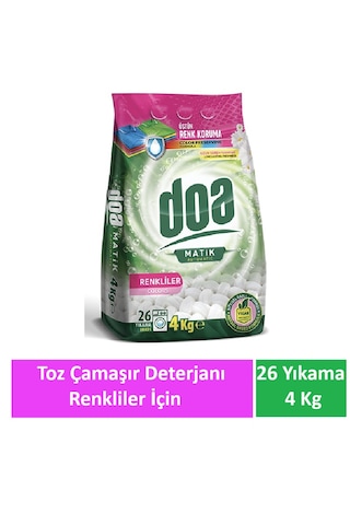 Doa Matik Toz Çamaşır Deterjan Renkliler 4 Kg