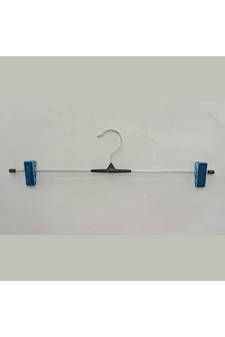 Ağırsoy 10 Adet Nikel Kaplı Mandallı, Galvaniz Teli, Etek Pantolon Askısı 40 Cm