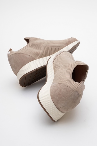 Dericlub Erkek Rahat Taban Triko Bez Bağcıksız Comfort Ayakkabı Cr 2302 Vizon