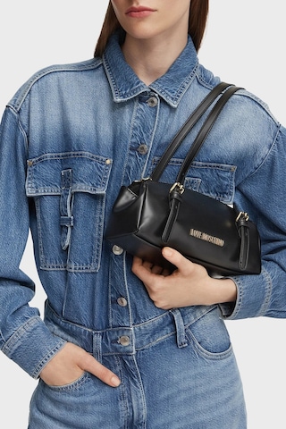 Love Moschino Logolu Ayarlanabilir Omuz Askılı Çanta Bayan Çanta Jc4101pp1ply0000 Siyah