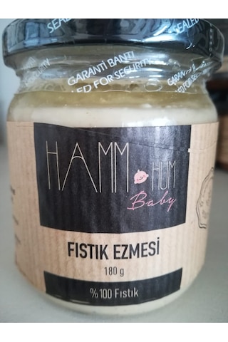 Hamm-Hum Fıstık Ezmesi Bebek Serisi Sade 180 G