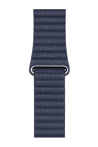 Xemu Watch Ultra 49mm Kordon Uyumlu Krd-09 Deri Lop Strap Kayış Clo- Lacivert