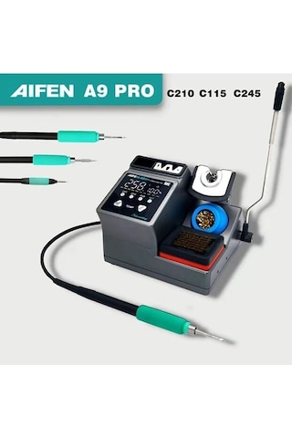 Aifen A9 Pro Kalem Lehim İstasyonu Tek Kol 3 Uç Hediyelidir