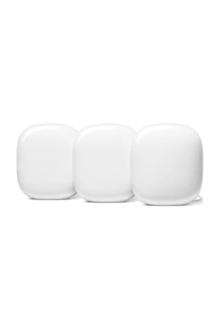 Google Nest Wifi Pro - Wi-fi 6e - Yüksek Hız Ve Tüm Evi Kapsama Özelliğine Sahip Güvenilir Ev Wi-fi Sistemi - Mesh Yönlendirici - Perakende Olmayan Paketleme - 3 Paket - S...-122123