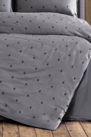 Nazik Home Hermes Nevresim Takımı Antrasit