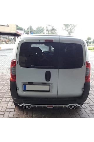 Oto H.i.t. Citroen Nemo Uyumlu Body Kit Difüzör 4 Çıkış Yuvarlak Gri Model 1