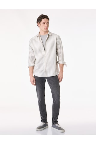 Koton Normal Bel Pamuklu Skinny Fit Jean Pantolon - Michael Jean Antrasit 6sam40114nd
