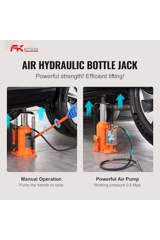 Fk Frıko 20t Havalı Hidrolik Şişe Kriko/pnömatik Hidrolik Kriko