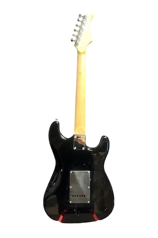 Siyah Solak Elektro Gitar Kılıf-pena-kablo-askı