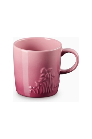 Le Creuset Jardin Çiçek Desenli Seramik Kupa Rose Quartz